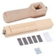 thumbnail image 1 of Cortador de correas y tiras de madera ajustables, herramienta para cortar cuero a mano, artesanía, bricolaje, con 5 cuchillas, 1 of 4