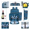 thumbnail image 4 of Mochila Canasta de Picnic Hap Tim para 2 Personas con Refrigerador Azul, 4 of 7