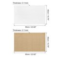 thumbnail image 2 of Transferencia Hojas para Calor Prensa 3 uds, 23,62 x 15,75 Antiadherente Papel Lavable Reutilizable Craft Tapete Resistente Calor para Craft Proyecto, Blanco/Marrón, 2 of 4