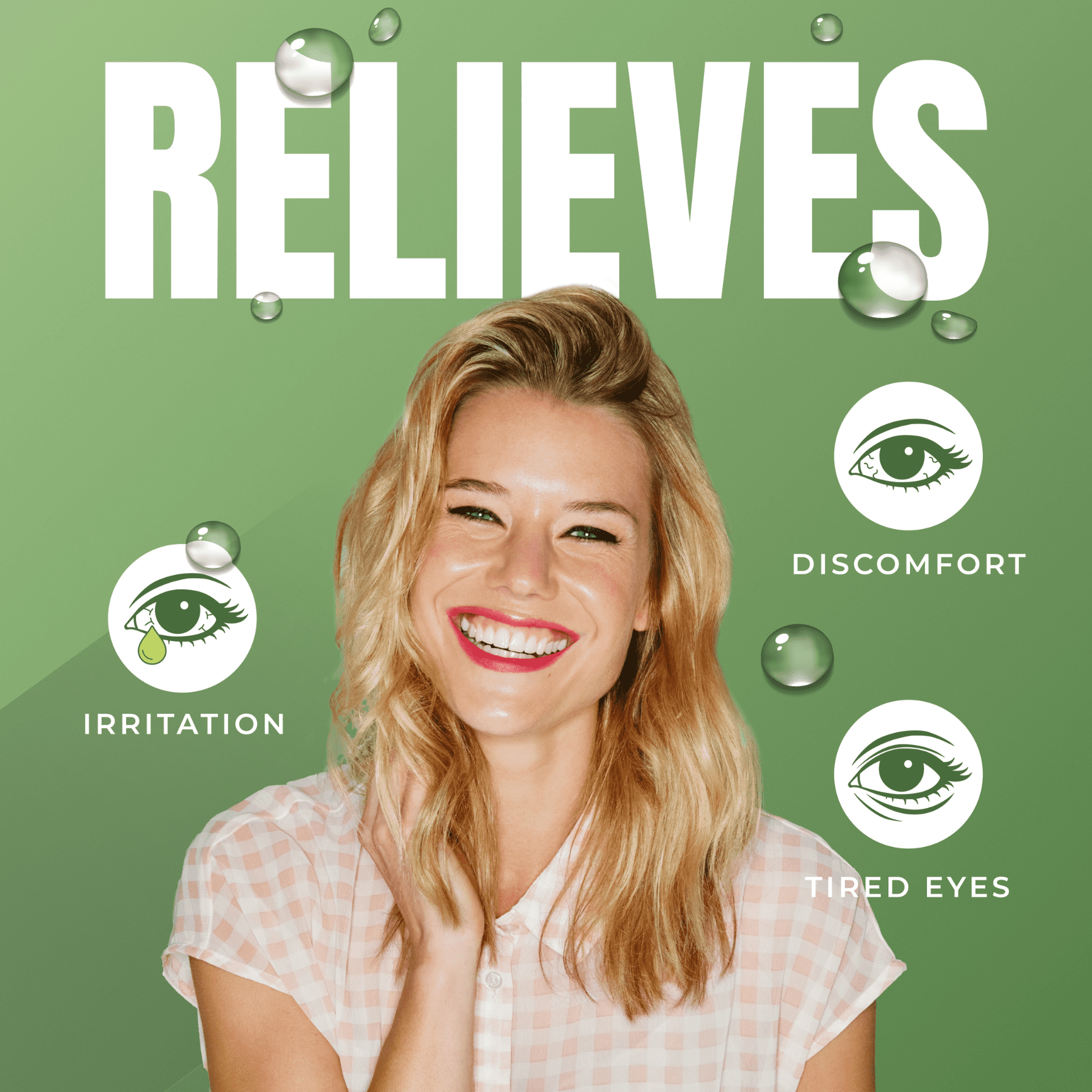 (2 pack) Splash Refresh Soothing Eyes Drops For Tired Eyes, Contains Chamomile, Daily Use 0.5 Fl Oz