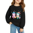 thumbnail image 6 of XQYLOS Baby Girls Sweatshirt Long Sleeve Crewneck Pullover Top Soft Cotton Winter Clothes for Toddler 3-14T Fall Season, 6 of 6