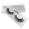 thumbnail image 4 of 1 par de pestañas de extensión de pestañas cruzadas desordenadas falsas de grosor natural cosmético Yinane  Pestañas de maquillaje sintético, 4 of 8