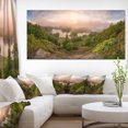 thumbnail image 1 of Rising Above the River Mist - Landscape Photo Canvas Art Print, 1 of 3