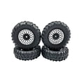 thumbnail image 1 of ZheElen Plastic Wear-resistant Wheel Rims Tyre For 1/10 WPL D12 OFF-Road RC Upgrade Part Black, 1 of 6