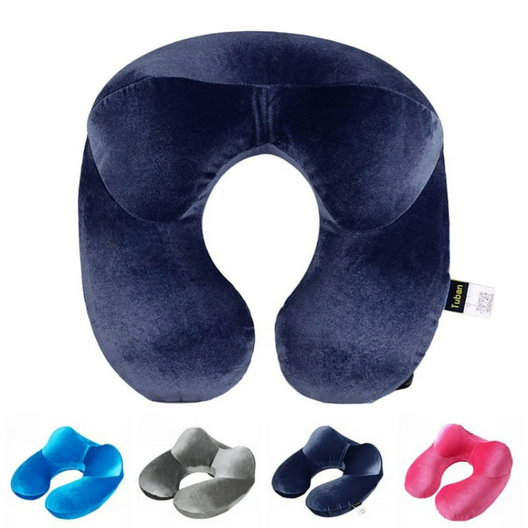 Natural Latex U Shape Neck Pillow for Car Travel, Office - China Neck  Pillow, Neck Massage Pillow