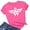 B-Barbie Pink, variant on Women Breast Cancer Shirt Pink Ribbon Breast Cancer Awareness T-Shirts Casual Short Sleeve Tops