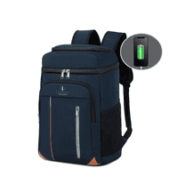 Backpack Coolers Insulated Leak Proof 30 Cans- Portable Cooler Lightweight for Beach, Travel, Camping & Lunch, Cooler Backpack for Men & Women, Insulated Compartment & USB Port