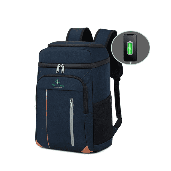 Backpack Coolers Insulated Leak Proof 30 Cans- Portable Cooler Lightweight for Beach, Travel, Camping & Lunch, Cooler Backpack for Men & Women, Insulated Compartment & USB Port