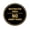 Black Gold, variant on Signs ByLITA Circle Restricted Area No Admittance Sign (Brushed Gold) - Medium