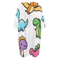 thumbnail image 5 of Cute Dinosaur Sleepshirts For Sleeping Travels Loose Sleepdress Pajama Dress Soft Nightdress Sleepwear, 5 of 7