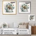 thumbnail image 4 of Designart Baby Elephant In Crib With Flowers II Canvas Wall Art, 4 of 5