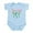 Sky Blue, variant on CafePress - Jazz Fest Pelli Too Infant Bodysuit - Baby Light Bodysuit, Size Newborn - 24 Months