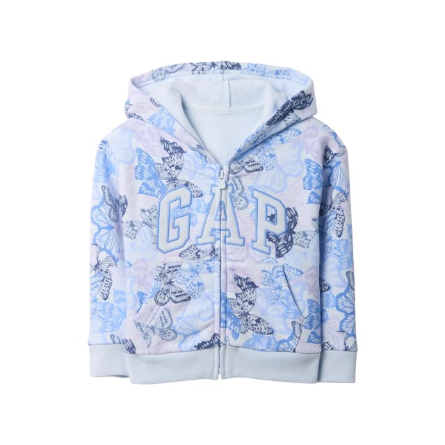 Sudadera con Capucha para Bebé Niña GAP con Logo y Cierre Completo 6-12 Meses