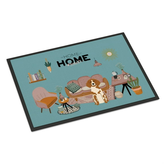 Brittany Spaniel Sweet Home Indoor or Outdoor Mat 24x36 CK7917JMAT