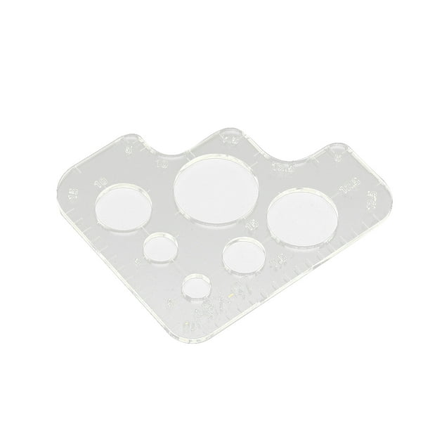 TureClos Leather Craft Acrylic Perspex Cutting Circle Corner Stitch