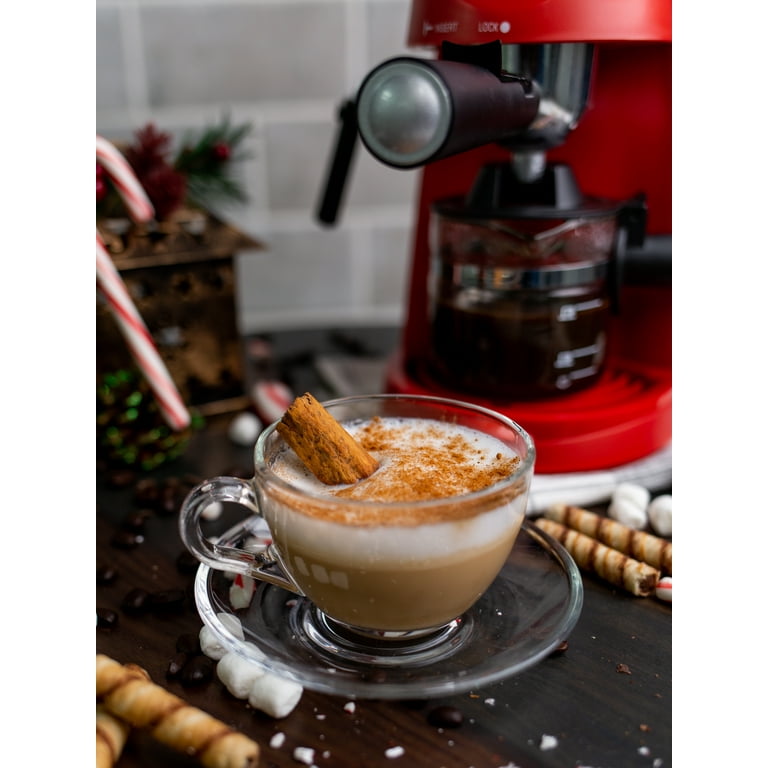 Bene Casa Portable Espresso Coffee Maker, 3 Cup, White
