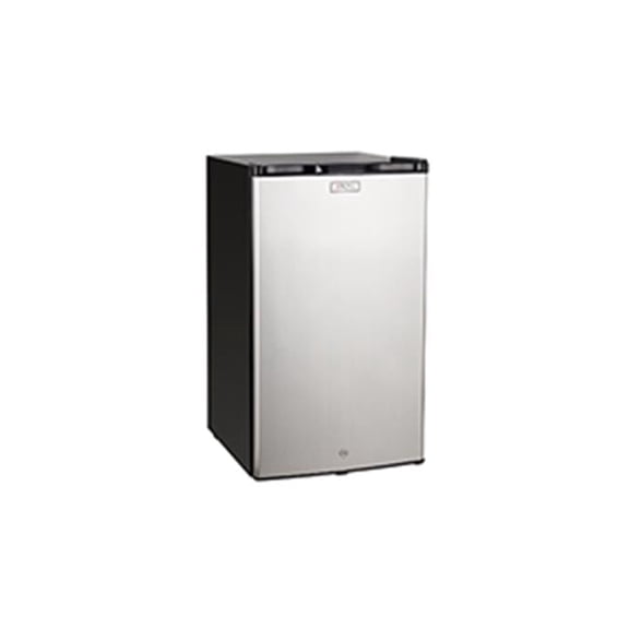Refrigerator with Lock - Stainless Steel