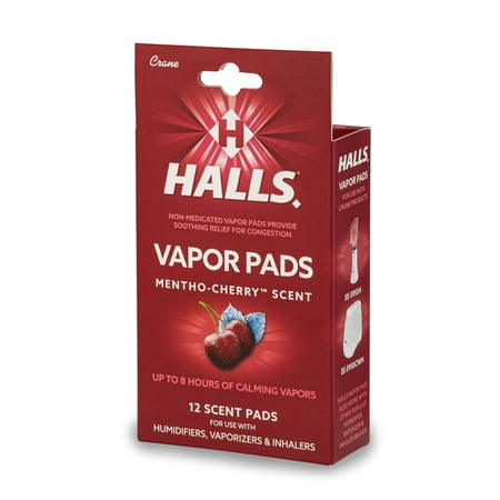 HALLS&reg; Mentho-Cherry Scented Vapor Pads