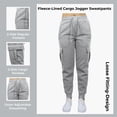 thumbnail image 2 of Women's Loose Fit Fleece-Lined Sweatpants (S-2XL), 2 of 4
