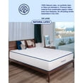 thumbnail image 4 of Sunrising Bedding 12 inch Natural Latex & Gel Infused Memory Foam Full Mattress, Medium Firm, Non-Toxic & No Fiberglass, Assembled in USA, Certipur-US,120 Night Trial, 20 Year Warranty, 4 of 6