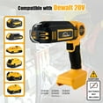 thumbnail image 5 of Cordless LED Work Light Compatible with Dewalt 20V 3000LM Battery Lamp with Hook Portable 2 Lighting Modes Inspection Lights for Car Repair, Workshop, Camping, Outdoor (NO Battery), 5 of 10