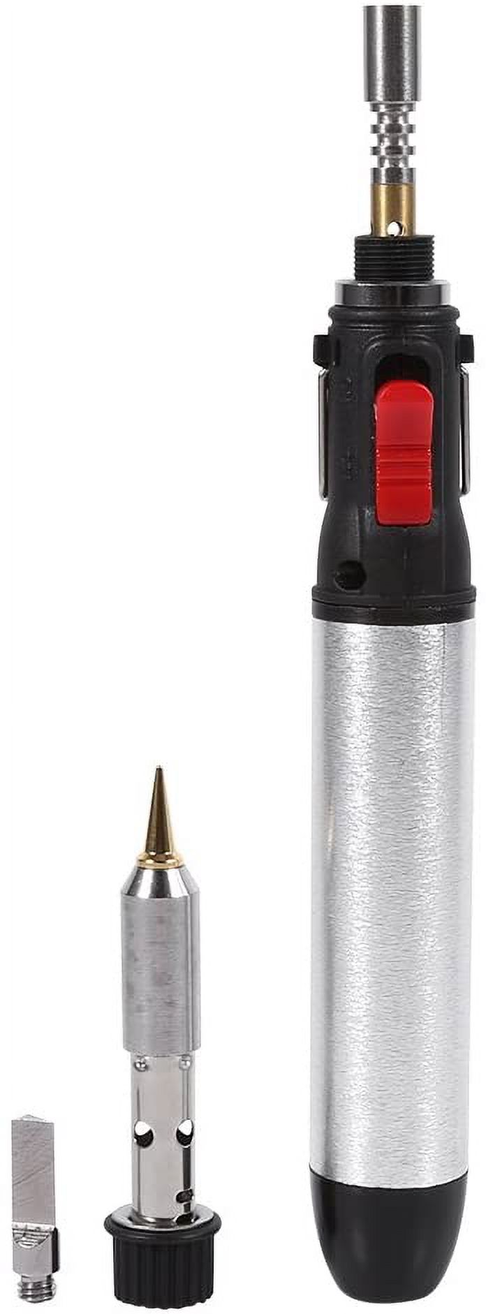 CATPAN Cordless Butane Soldering Iron, Gas Welding Heat Pen Torch Mini Cooking Blower Temperature Tool Professional Portable Solder Kit Precision Electronics Jewelry Maintenance Vehicle Repairing