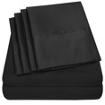thumbnail image 1 of Sábanas Sweet Home Collection 1500 Supreme Twin, color negro, 1 of 7