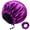 Purple, variant on 22 Momme 100% Mulberry Silk Bonnet Hair Wrap for Sleeping, Adjustable Silk Scrunchies Sleep Cap for Women Men Hair Care, Head Scarf Night Caps with Elastic Stay On Head, 1Pc(Black,Black)