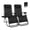 Black, variant on LIANGKA Zero Gravity Lounge Chair Folding Recliner with Pillow & Cup Holder for Patio Pool Beach