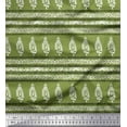 thumbnail image 1 of Soimoi Polyester Crepe Fabric Stripe,Swirl & Floral Block Print Fabric by Yard 52 Inch Wide, 1 of 1