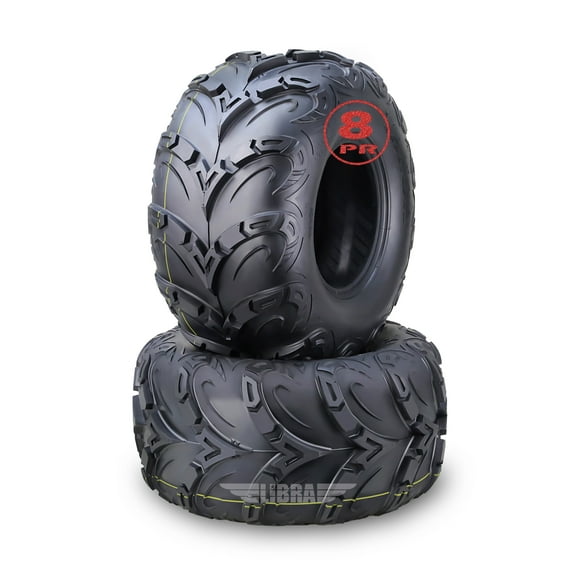 WANDA Performance 8 Ply ATV Tires 22x10-9 Mud Sling fit Honda Recon Suzuki Ozark 250, Set 2