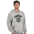 thumbnail image 5 of Carbivore Pancake Breakfast Foodie Zip Up Hoodie Men's Women's Brisco Brands X, 5 of 6