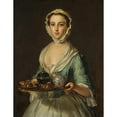 thumbnail image 3 of Philippe Mercier 15x18 Black Modern Framed Museum Art Print Titled - A Young Woman Carrying a Tea Tray, Possibly Hannah, the Artist's Maid, 3 of 5