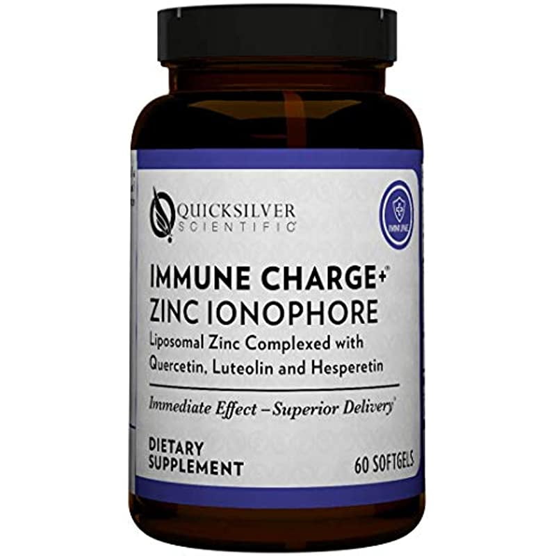 Buy Quicksilver Scientific Immune Charge+ Zinc Ionophore Zinc Supplement Complexed with