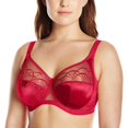 thumbnail image 1 of Elomi Womens Cate Underwire Full Cup Banded Bra, 34J, Red, 1 of 1