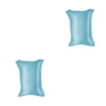thumbnail image 2 of Wosthever Funda de almohada de seda de emulación de color sólido Ropa de cama Funda de almohada individual pura Protector interior agua Azul 2piezas Wosthever CBP029712, 2 of 5