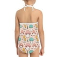 thumbnail image 3 of SEANATIVE Cute Mushroom Swimwear One Piece Aesthetic Kids Bikini Bathing Suit Comfortable Beach Bikini Swimming Suit Size 1-2 Years, 3 of 5