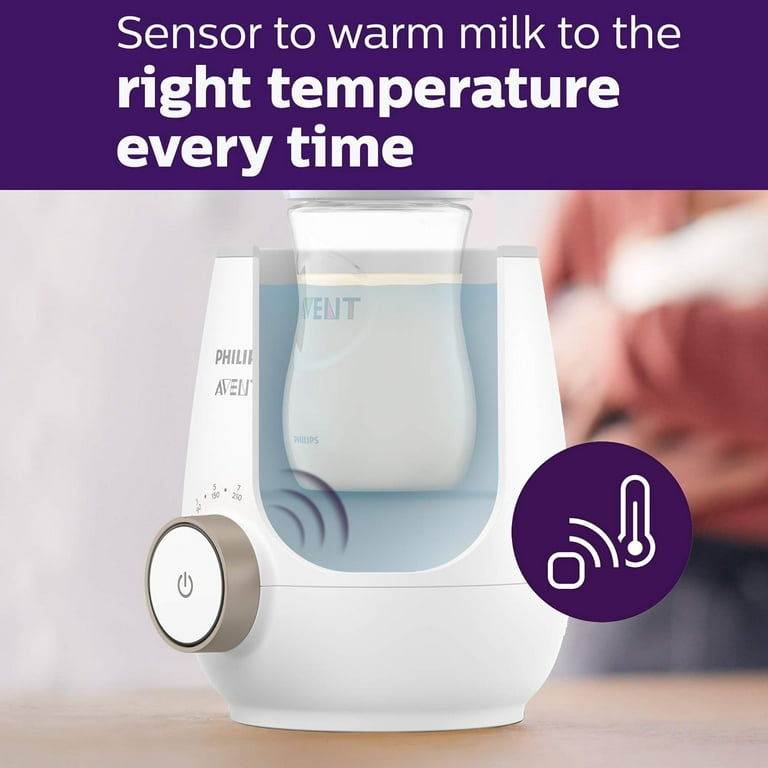 Philips Avent Fast Baby Bottle Warmer with Smart Temperature Control and