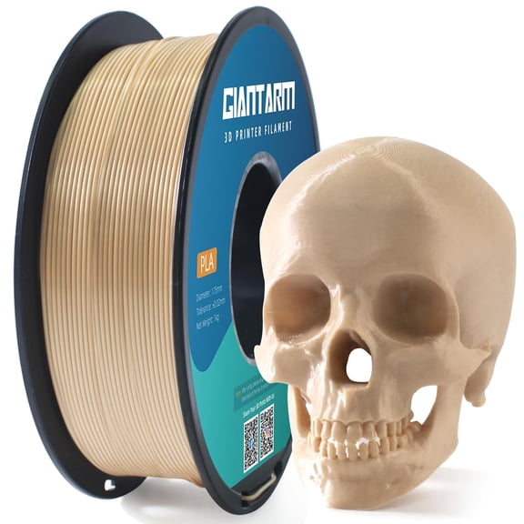 3D Printer Filament Bone White Pla 1Kg(2.2lbs) Spool 1.75mm Dimension Accuracy  /- 0.03mm Printing Filament