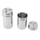 thumbnail image 1 of Shakers De Draga De Sal De Acero Inoxidable Dispensador De Condimento Con Agujeros De Vergüenza Ajustables Tamiz De Malla Para La Cocina Al Aire Libre Barbacoa, 1 of 7