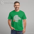 thumbnail image 2 of Men's Star Wars Christmas Death Star Scene Graphic Tee Kelly Heather Medium, 2 of 8
