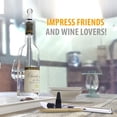 thumbnail image 5 of Bella Wine Chillers - Set of 2 Stainless Steel Wine Chiller Stick, 4 Wine Markers and Wine Stopper. Iceless Wine Chiller Rod with Aerator and Pourer. Perfect for Wine Lovers and Enthusiasts, 5 of 5
