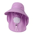 thumbnail image 2 of Noric Women Summer Sun Hat with Face Cover Shield Neck Flap Wide Brim UPF 50+ UV Protection Foldable Hats for Gardening Fishing Outdoor, 2 of 6