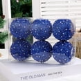 thumbnail image 4 of 6 bolas navideñas de espuma con purpurina de 8 cm, adornos navideños coloridos, adornos colgantes decorativos para árbol de Navidad, Año Nuevo, 4 of 5