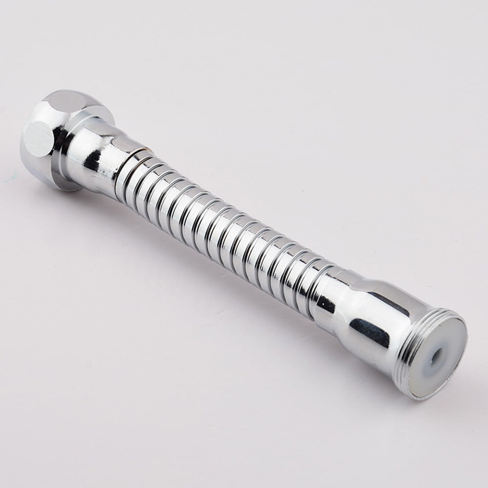 360 Degree Rotate Flexible Faucet Extender Stainless Steel Faucet Extension Tube Sprayer