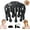 Black, variant on Octorelax Head Massager, Anti-Stress 360° All-Round Electric Scalp Massager for Headaches & Migraine, Wireless Hands-Free Temple Massage Tool with 5 Modes & 20 Massage Heads, Smart Timing
