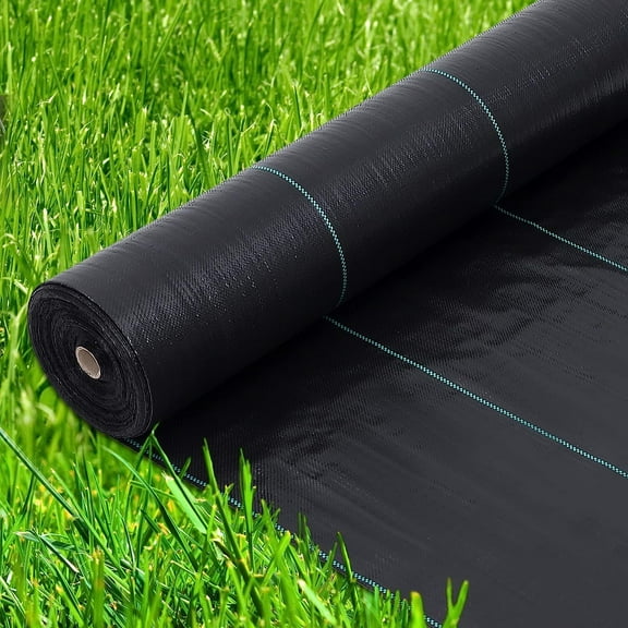 EastVita 3ft x300ft Weed Barrier Landscape Fabric, 3.24oz High-Density Woven Landscape Fabric for Garden, Yard, Flower Bed, Landscaping Weed Control Fabric Ground Cover, Easy Setup