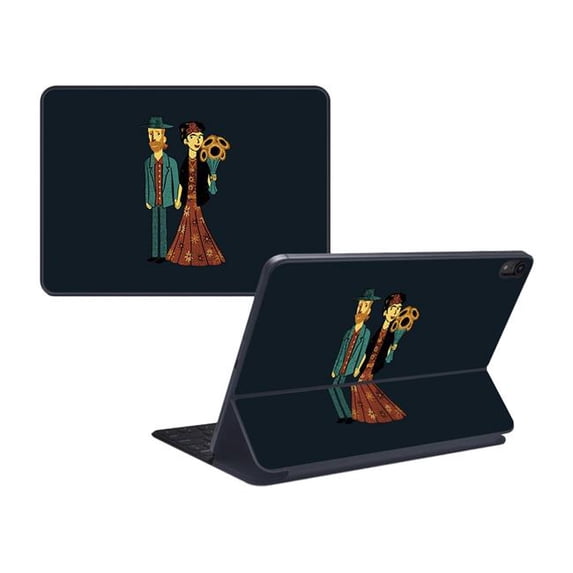 MightySkins APIPSK1218-Love Is Art Skin for Apple iPad Pro Smart Keyboard 12.9 in. 2018 - Love Is Art