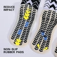 thumbnail image 4 of 2 Pairs Grip Soccer Socks Men Non Slip Baseball Socks With 2 Rolls Shin Guard Fixed Bandage Tape Calf Socks For Baseball Softball Football, 4 of 5