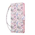 thumbnail image 4 of Becova Flip Wallet Case for Apple iPhone 18 Pro, Stylish Floral Embossed Protective Cards Slots Stand Anti-Scratch Hand Strap Protective Phone Cover for Women Girls, 4 of 6